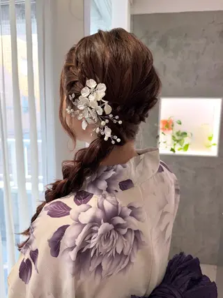ヘアアレンジ 🦋Misaki🦋 メンズパーマ/着付けのヘアスタイル