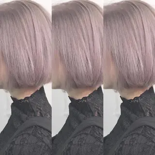 ショート カラー ハイトーン/メンズ/ ボブ RINのヘアスタイル