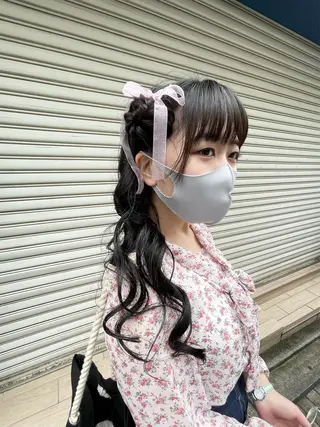 ロング ヘアアレンジ 小原 慧美のヘアスタイル