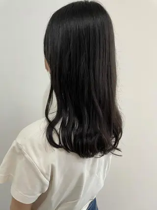 セミロング 🤍似合わせパーマ 奥田沙耶🫧のヘアスタイル