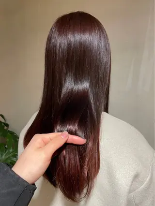 ロング 阪本 安里のヘアスタイル