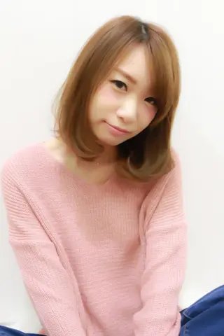 ミディアム カラー ヘアアレンジ IVY joure Suzu.のヘアスタイル