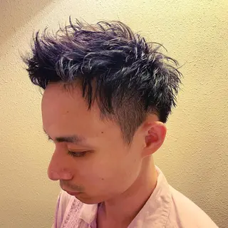 ショート パーマ メンズ HIROGINZA ヒロ銀座 青山所属・マツオ リュウホウ🐉のヘアスタイル