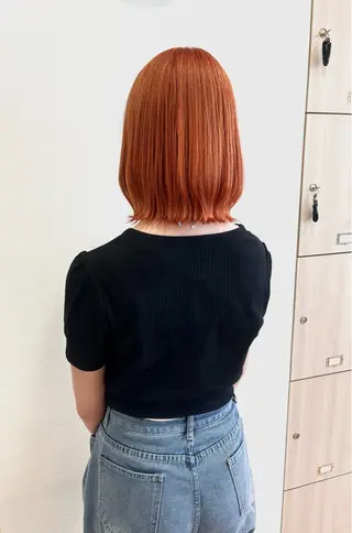 ミディアム カラー ミ ユのヘアスタイル