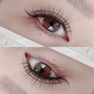 マツエク・マツパ 【那覇/束感まつ毛】 ｷｬﾒﾙのマツエク・マツパデザイン