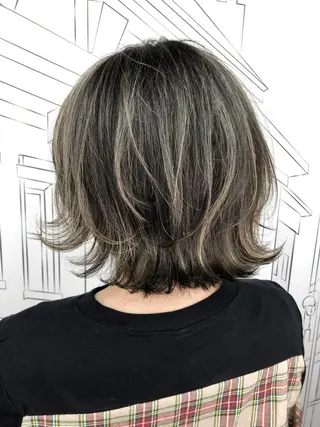 ミディアム カラー レイヤー⭐️カラー ⭐️平川雅史のヘアスタイル