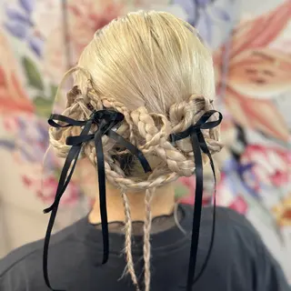 ロング ヘアアレンジ nail＆eyelash　unjour所属・Unjour Kanaのヘアスタイル