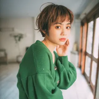ショート カラー ハイトーン/ボブ/ ハイライト🌱ᩚ涼介のヘアスタイル