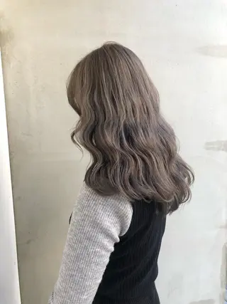 ロング カラー a rikaのヘアスタイル
