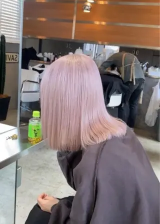 ミディアム 暖色ハイトーン特化 🥇Mioのヘアスタイル