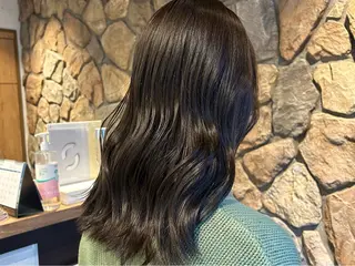 ミディアム カラー メンズパーマ✨️村越 雄斗のヘアスタイル