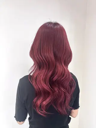 ロング カラー 韓国風カラー/ 縮毛矯正/まい🪐‪のヘアスタイル
