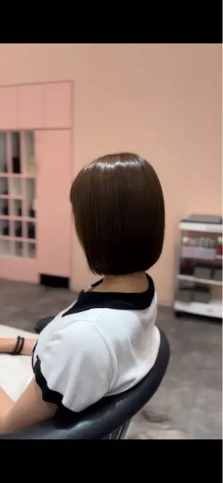 ミディアム カラー 坂川 輝陽のヘアスタイル