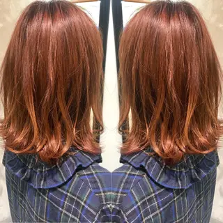 ミディアム カラー 松村 崇弘のヘアスタイル