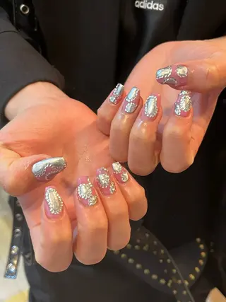 ネイル 文 /個性派ネイルのネイルデザイン