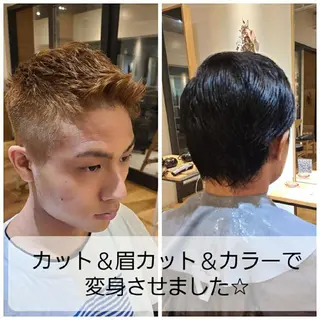 ショート メンズ 【ネウィ天王寺 】seiyaのヘアスタイル
