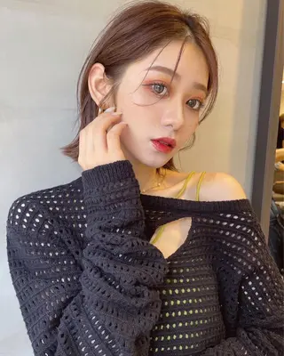 ショート 髪質改善サロン Aster 天神大名店 【アスター】所属・ワンホンヘア× ベージュ🤍ひな🤍のヘアスタイル