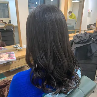 ロング パーマ 加藤 雄大のヘアスタイル