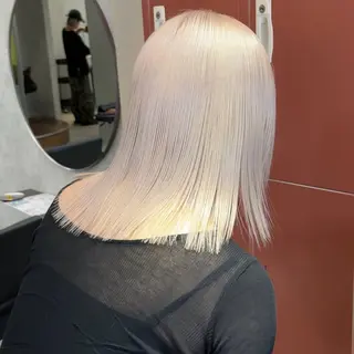 ミディアム カラー 色落ちまで2度綺麗な ハイトーン⭐️ヨシキのヘアスタイル