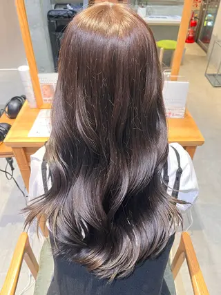 セミロング ヘアアレンジ オタク美容師🛍/ 酸性ストレート/艶髪のヘアスタイル