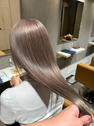 セミロング カラー 艶髪/ハイトーン💎 レイヤー/Reijiのヘアスタイル