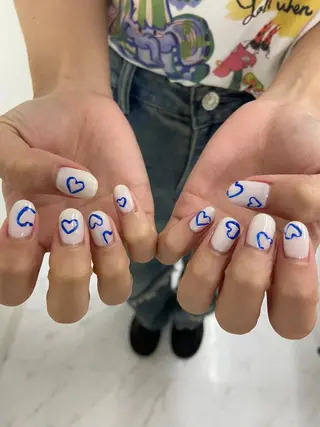 ネイル HIKARI 4uまつ毛ネイルのネイルデザイン