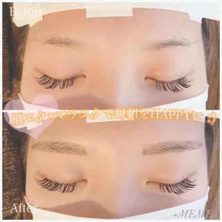 マツエク・マツパ ＋ MEMEのマツエク・マツパデザイン