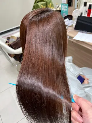 ロング パーマ ダブルカラー🌷✨ 守屋紗希のヘアスタイル