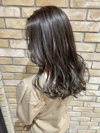 ミディアム 🌟透明感カラー 🌟松岡勇輝のヘアスタイル