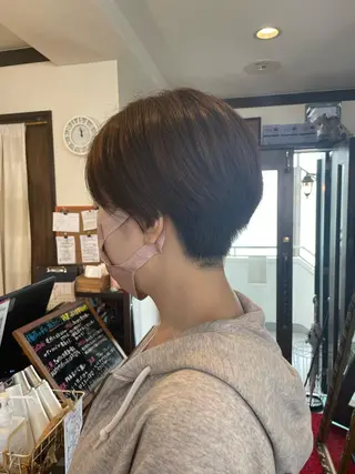 ショート カラー hair salon NORTE所属・齋田 夏美のヘアスタイル