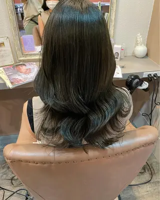 セミロング カラー 沖縄/ヘアアレンジ /ナカノのヘアスタイル