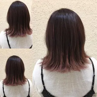 ミディアム カラー 中村 侑弘のヘアスタイル