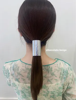 ロング カラー 顔周りレイヤー 🎀マリノのヘアスタイル