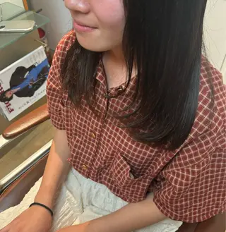 セミロング L'arte所属・松並 直のヘアスタイル