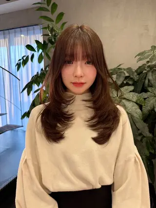 ロング rino/カット /ミディアム/名古屋のヘアスタイル