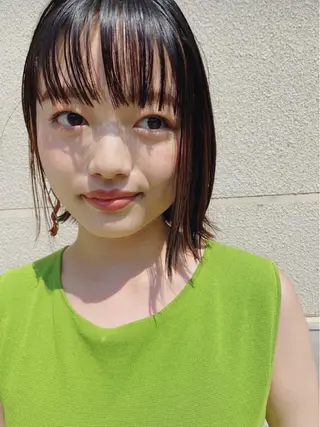 ショート カラー ヘアアレンジ マツエク・マツパ Kawaguchi Arisaのヘアスタイル