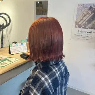 ショート カラー AVANCE.なかもず所属・砂野 真璃奈のヘアスタイル