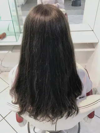 ロング カラー パーマ 保住 亮太のヘアスタイル