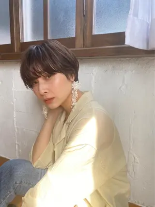 ショート Le/a谷町 野上幹太のヘアスタイル