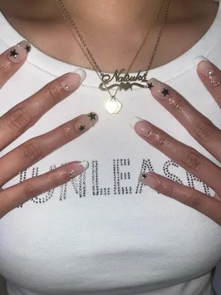 ネイル 束感まつ毛/ネイル/ LED♥KIRARAのマツエク・マツパデザイン