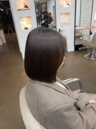 ショート DIFINOaoyama所属・🎧ayaka/ボブ /透明感カラー🩵のヘアスタイル