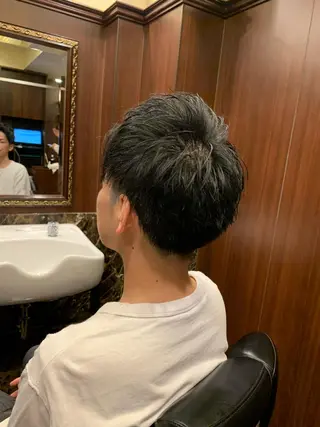 ショート メンズ ヒロ銀座 バーバーショップ神楽坂所属・ひらお あおとのヘアスタイル