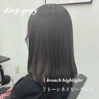 ミディアム カラー kitin 吉祥寺 山岸花のヘアスタイル