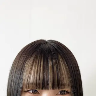 ミディアム カラー まろやかベージュ/ 大上なおみのヘアスタイル