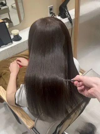 セミロング 💎髪質改善艶髪 💎透明感カラー💎のヘアスタイル