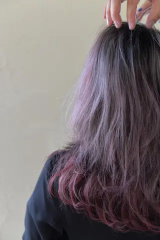 ロング カラー 大嶋 宏隆のヘアスタイル