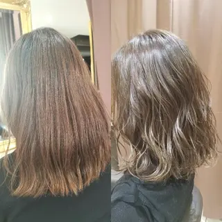 ミディアム Ash 店長　山下達也のヘアスタイル