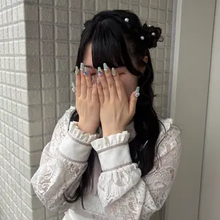 ヘアアレンジ 透明感 カラー 艶髪 縮毛矯正🫒airiのヘアスタイル
