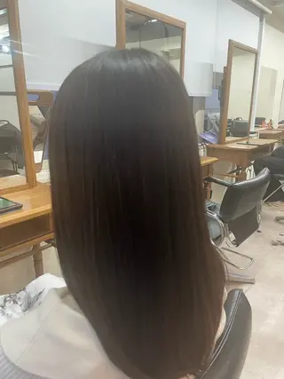 ミディアム カラー 髪質改善特化美容師 YOUのヘアスタイル