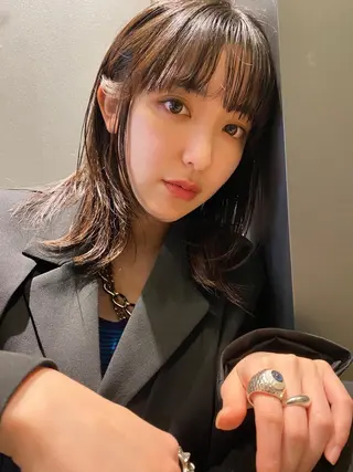 セミロング カラー nambu-GARDEN所属・上田 昂雅のヘアスタイル